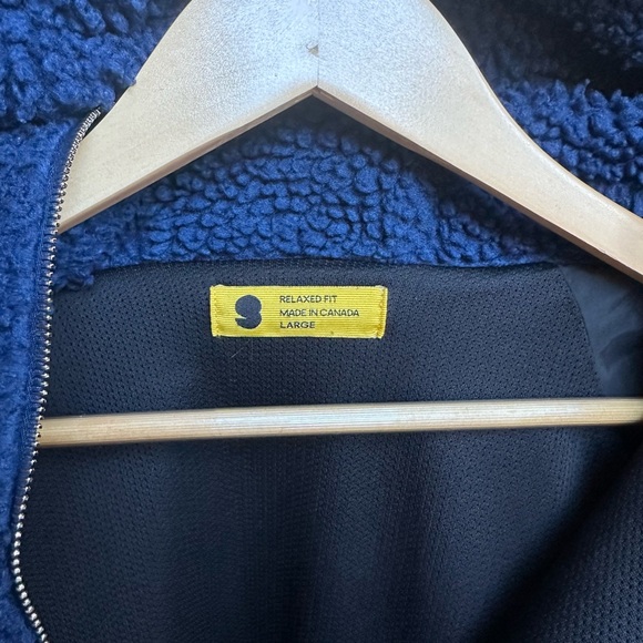 Cozy Blue YELLOW LABEL Sherpa Jacket - Picture 6 of 6